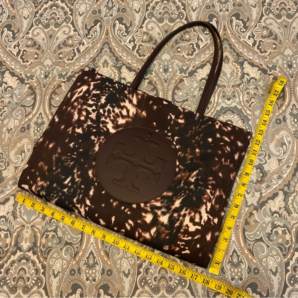 NWOT Tory Burch Ella Print Fall Down Tote Bag - Picture 15 of 16